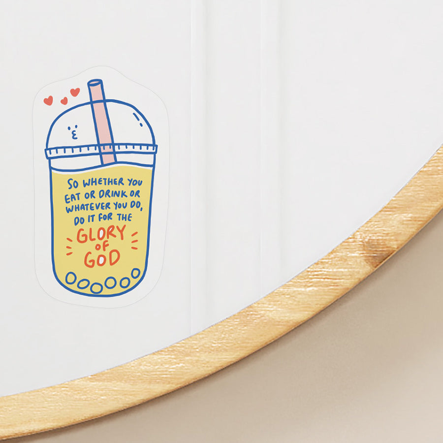 Glory of God {Mirror Decal Stickers} - Decal by The Commandment Co, The Commandment Co , Singapore Christian gifts shop