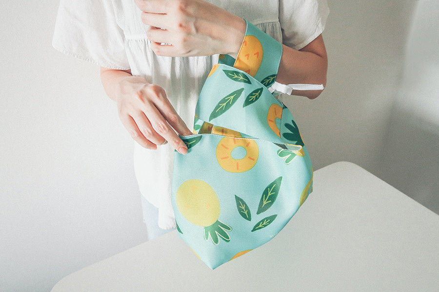 Tropical Pineapple - Prosper In All Things {Lunch Bag} - lunch bag by The Commandment Co, The Commandment Co , Singapore Christian gifts shop