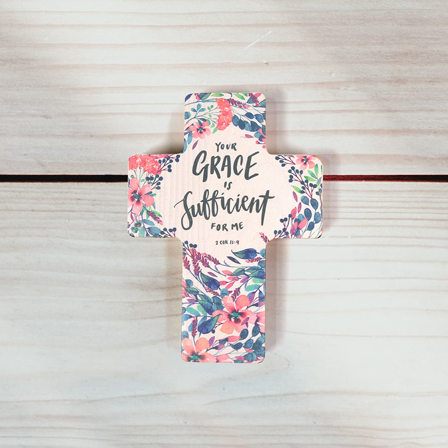 Your grace is sufficient for me wooden cross. Great housewarming gift ideas