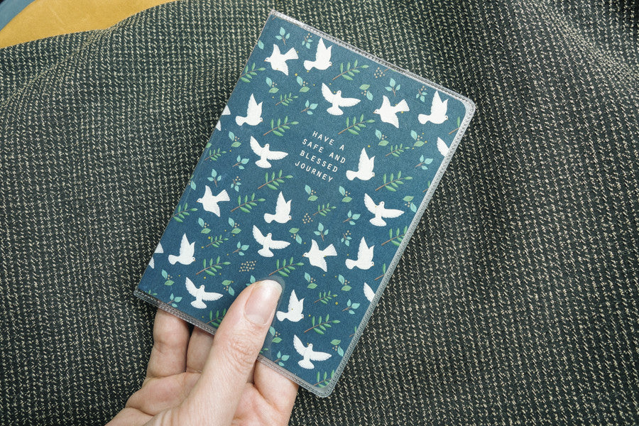 Have a Safe and Blessed Journey Christian passport cover, additional product view 1.