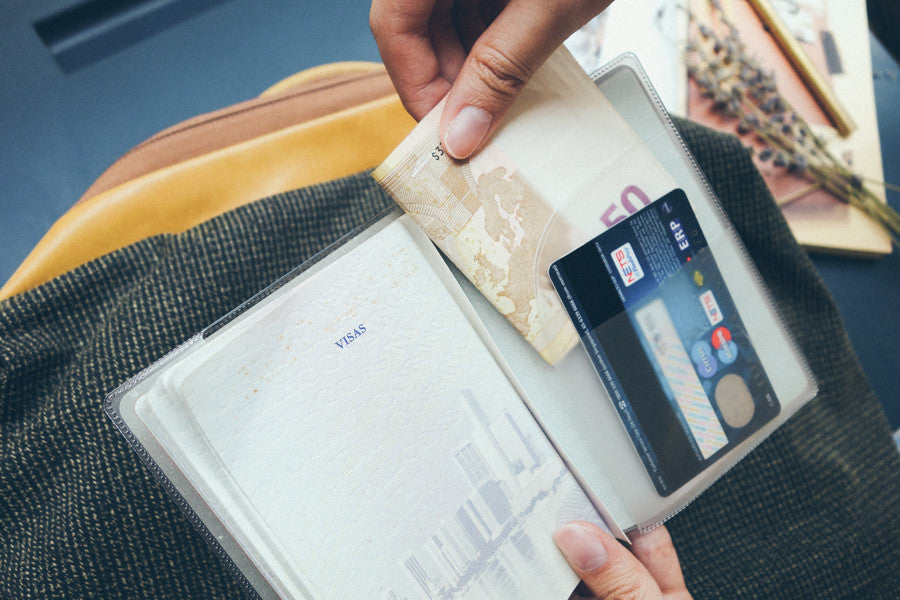 Have a Safe and Blessed Journey Christian passport cover, product detail 6.
