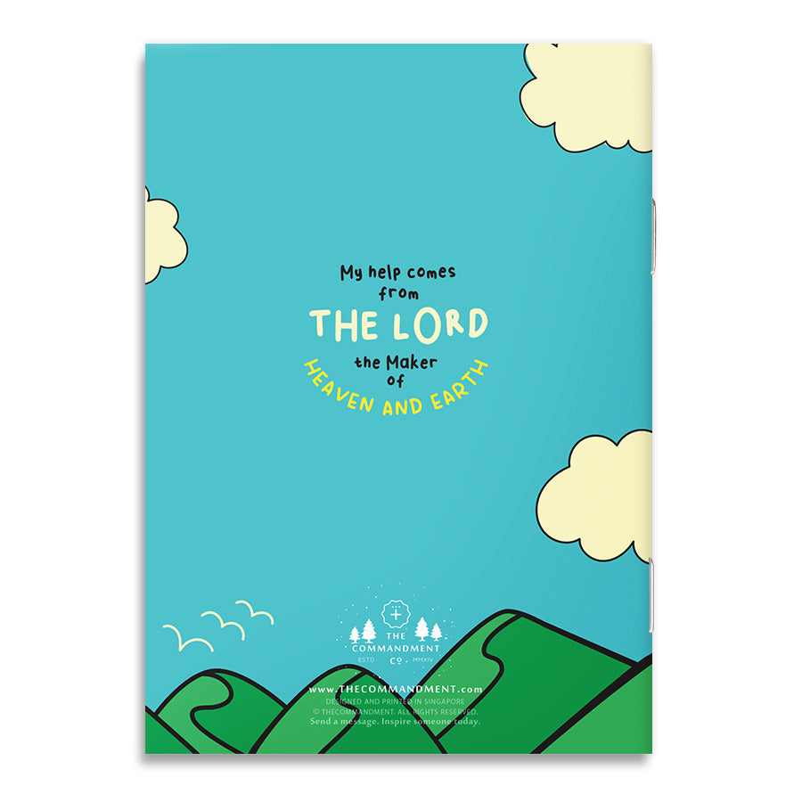 My Help Comes From The Lord {A6 Notebook} - Notebooks by The Commandment Co, The Commandment Co , Singapore Christian gifts shop
