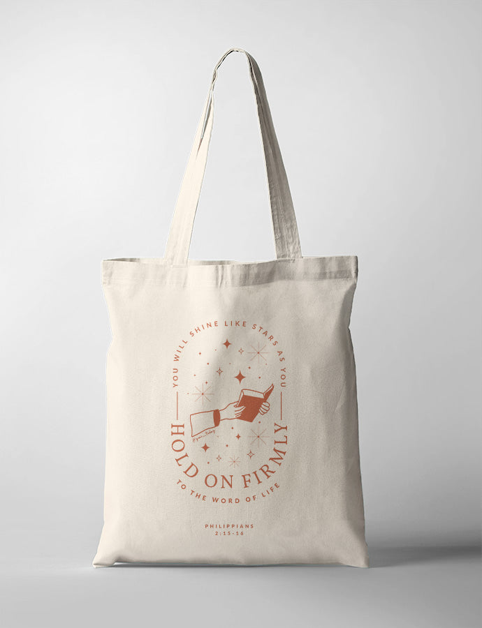 Hold On Firmly {Tote Bag}