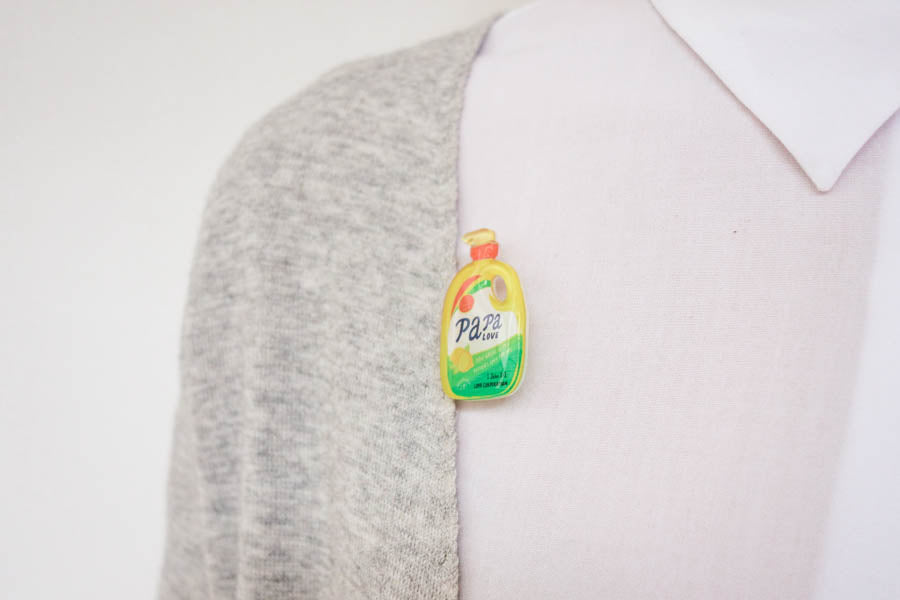 Papa Love Soap {LOVE SUPERMARKET Pins} - Accessories by Hey New Day, The Commandment Co , Singapore Christian gifts shop