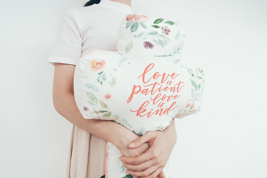 Love Is Patient Love Is Kind {Plush Toy} - plush toys by The Commandment Co, The Commandment Co , Singapore Christian gifts shop