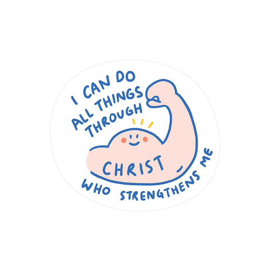I Can Do All Things Through Christ {Mirror Decal Stickers} - Decal by The Commandment Co, The Commandment Co , Singapore Christian gifts shop