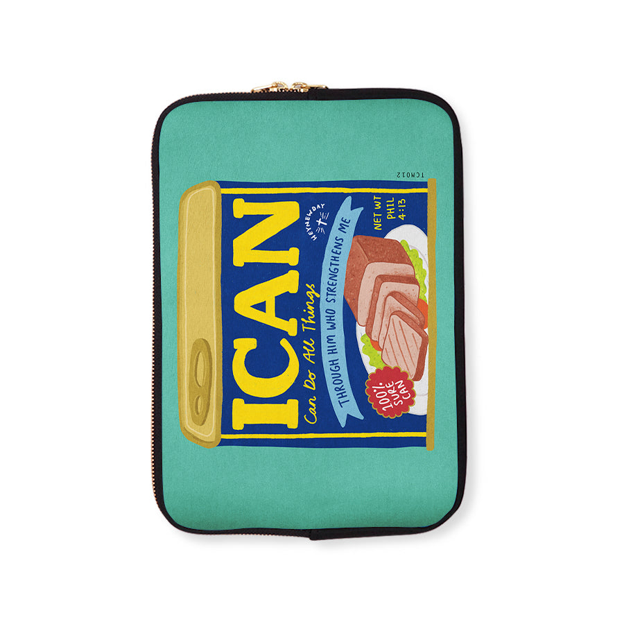 I Can Luncheon Meat | Laptop Sleeve {LOVE SUPERMARKET} - Laptop Sleeve by The Commandment Co, The Commandment Co , Singapore Christian gifts shop