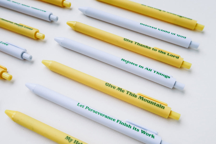 Scripture Pen {Ballpoint Pen} - Brass Pen by The Commandment, The Commandment Co , Singapore Christian gifts shop