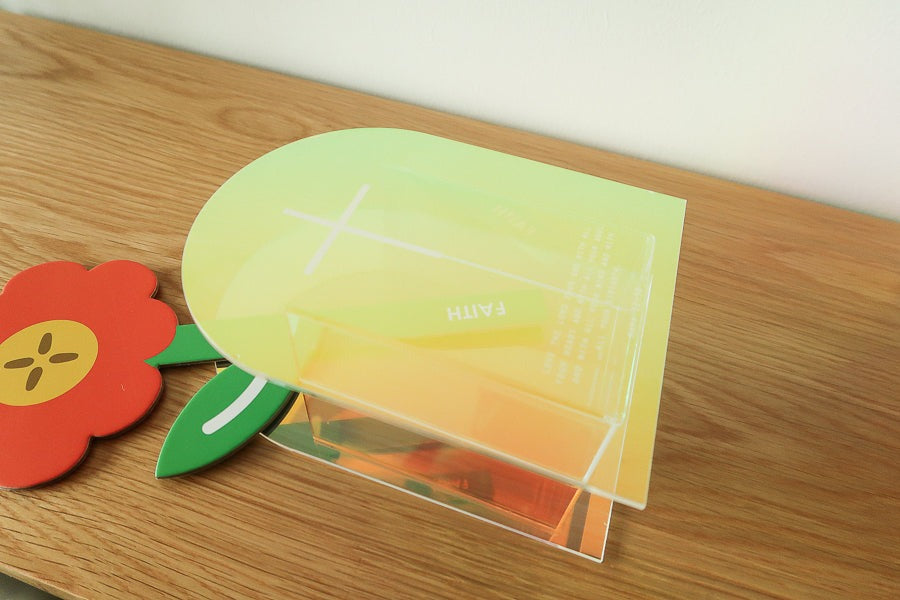 Love The Lord {Iridescent Acrylic Vase} - by The Commandment Co, The Commandment Co , Singapore Christian gifts shop