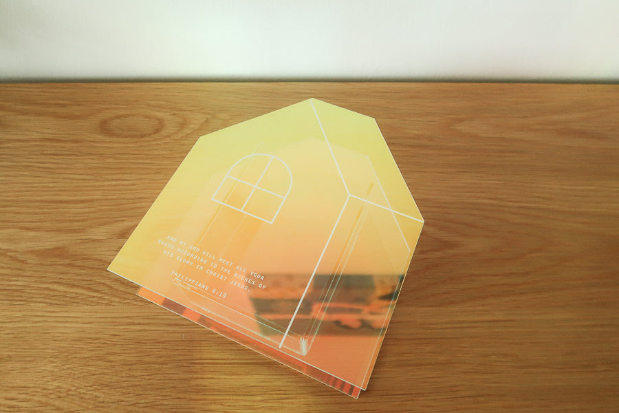 And My God Will Meet All Your Needs {Iridescent Acrylic Vase} - by The Commandment Co, The Commandment Co , Singapore Christian gifts shop