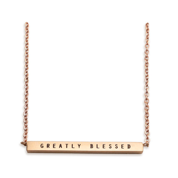 Bar Pendant {Necklace} - Necklace {by J&Co Foundry} by J&Co Foundry, The Commandment Co , Singapore Christian gifts shop