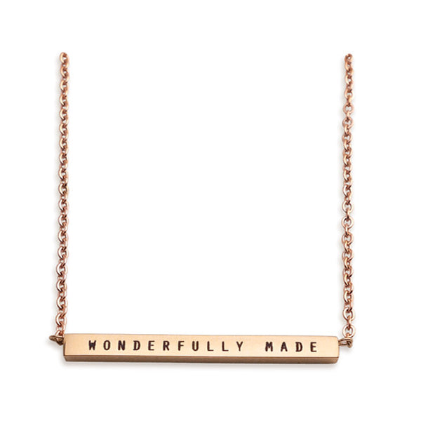 Bar Pendant {Necklace} - Necklace {by J&Co Foundry} by J&Co Foundry, The Commandment Co , Singapore Christian gifts shop