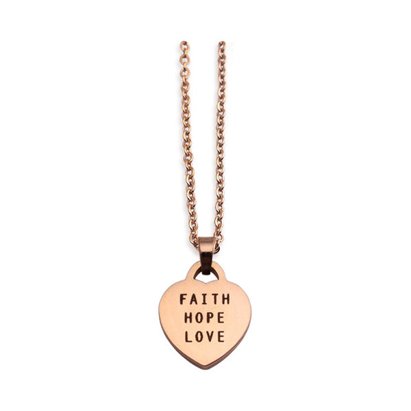 Heart Shaped Pendant {Necklace} - Necklace {by J&Co Foundry} by J&Co Foundry, The Commandment Co , Singapore Christian gifts shop