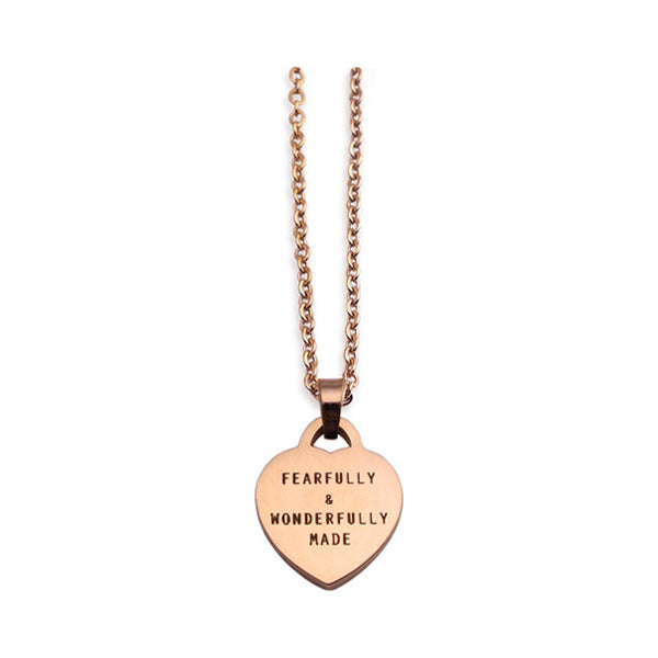 Heart Shaped Pendant {Necklace} - Necklace {by J&Co Foundry} by J&Co Foundry, The Commandment Co , Singapore Christian gifts shop