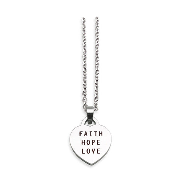 Heart Shaped Pendant {Necklace} - Necklace {by J&Co Foundry} by J&Co Foundry, The Commandment Co , Singapore Christian gifts shop