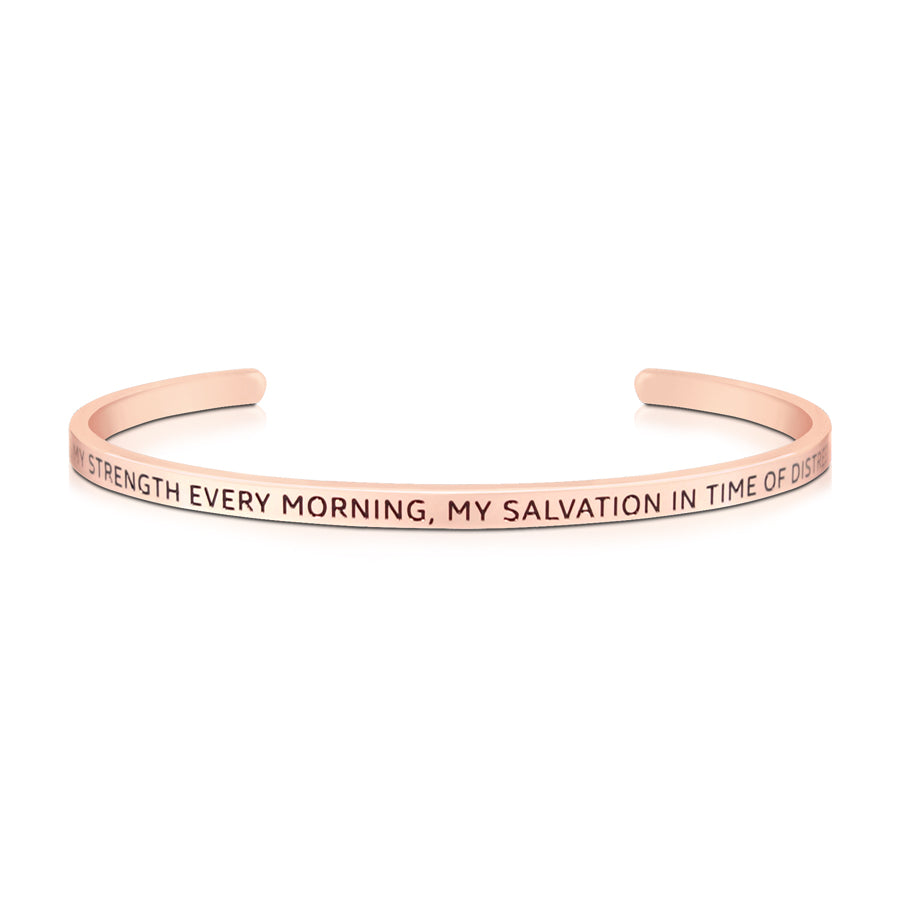 Be My Strength Every Morning {Verse Band} - verse band by J&Co Foundry, The Commandment Co , Singapore Christian gifts shop