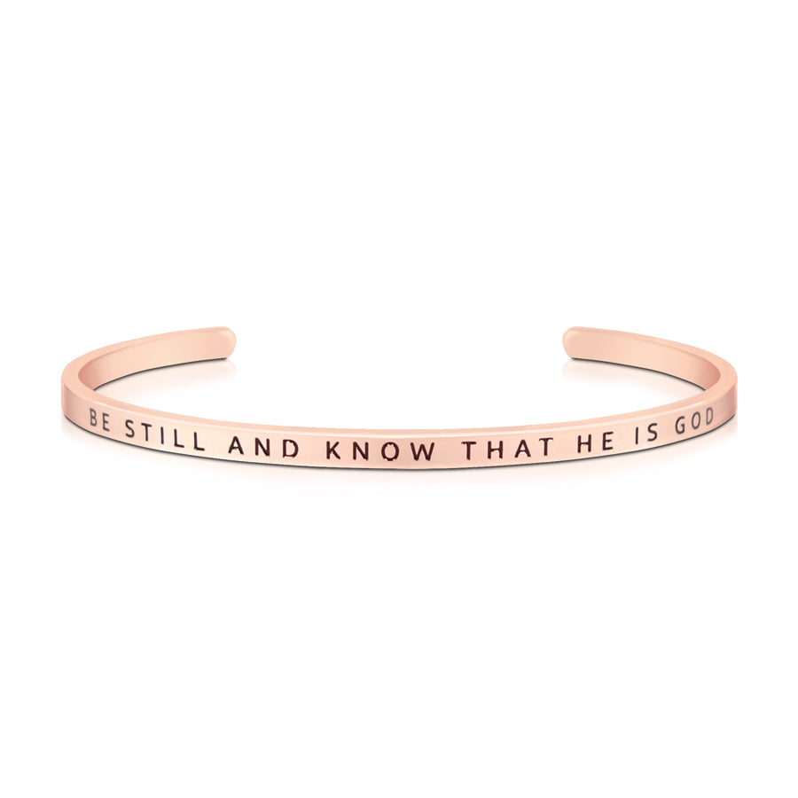 Be Still And Know That He Is God {Verse Band} - verse band by J&Co Foundry, The Commandment Co , Singapore Christian gifts shop