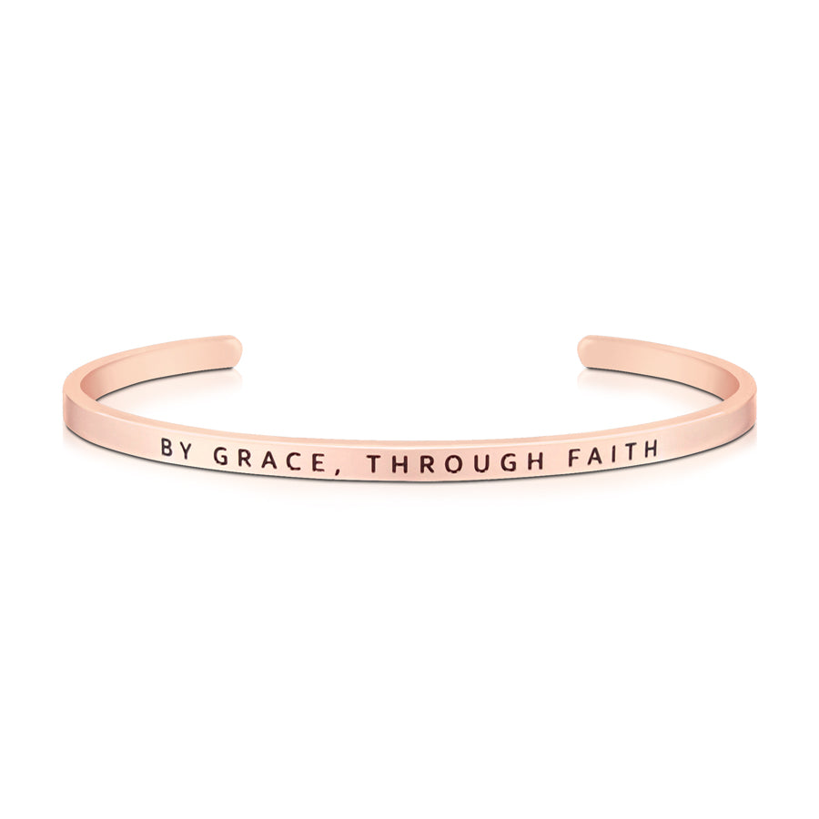 By Grace, Through Faith {Verse Band} - verse band by J&Co Foundry, The Commandment Co , Singapore Christian gifts shop
