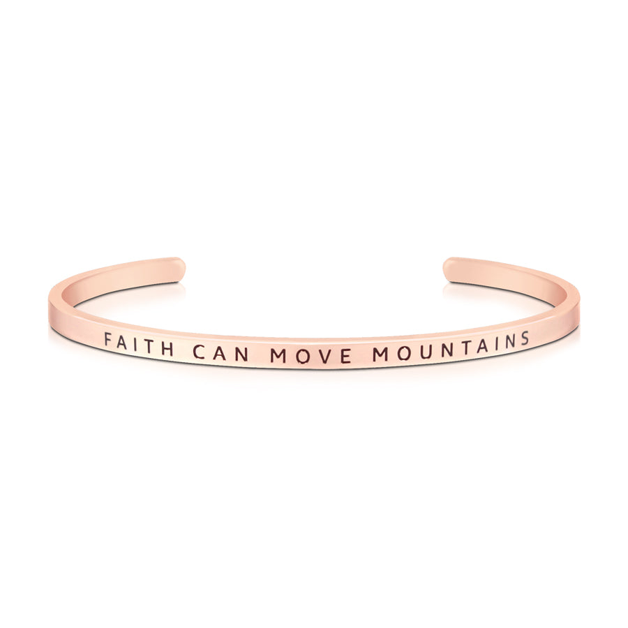 Faith Can Move Mountains {Verse Band} - verse band by J&Co Foundry, The Commandment Co , Singapore Christian gifts shop