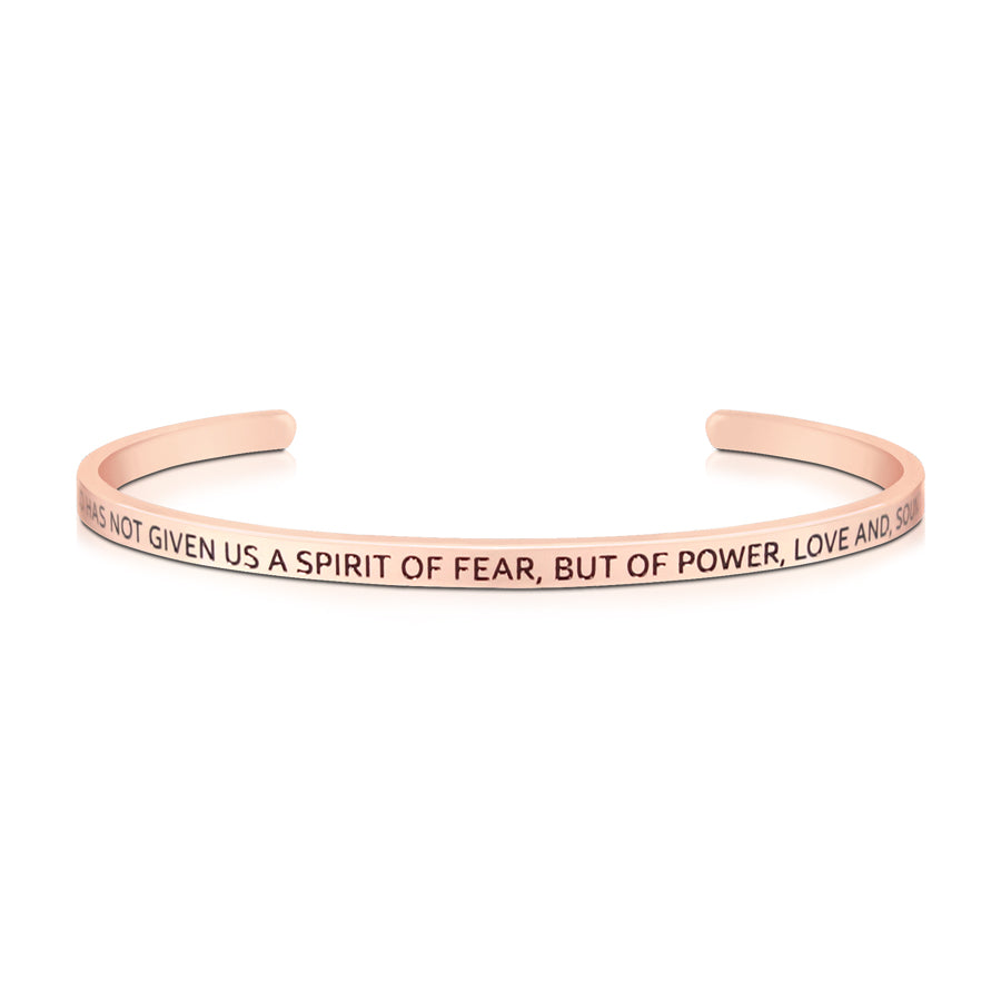 Of Power, Love And, Sound Mind {Verse Band} - verse band by J&Co Foundry, The Commandment Co , Singapore Christian gifts shop