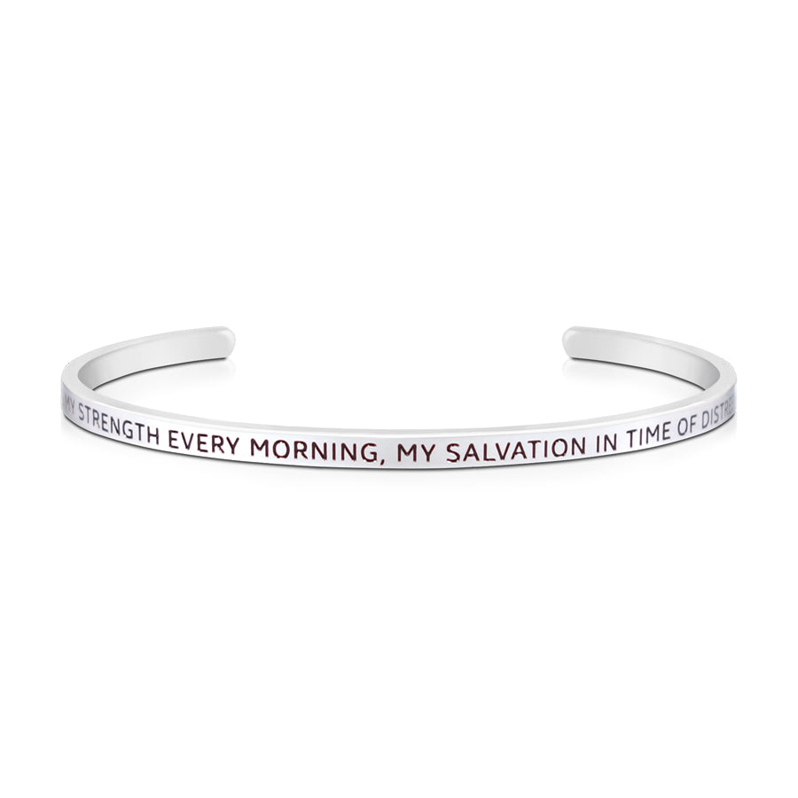 Be My Strength Every Morning {Verse Band} - verse band by J&Co Foundry, The Commandment Co , Singapore Christian gifts shop