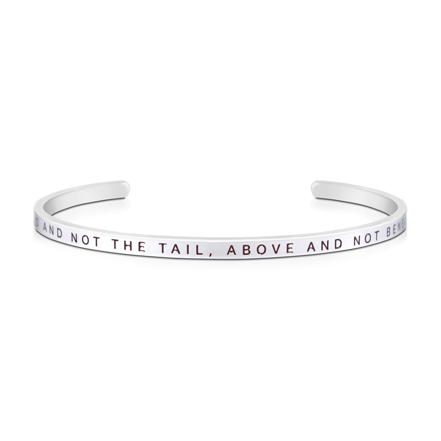 Head And Not The Tail, Above And Not Beneath {Verse Band} - verse band by J&Co Foundry, The Commandment Co , Singapore Christian gifts shop