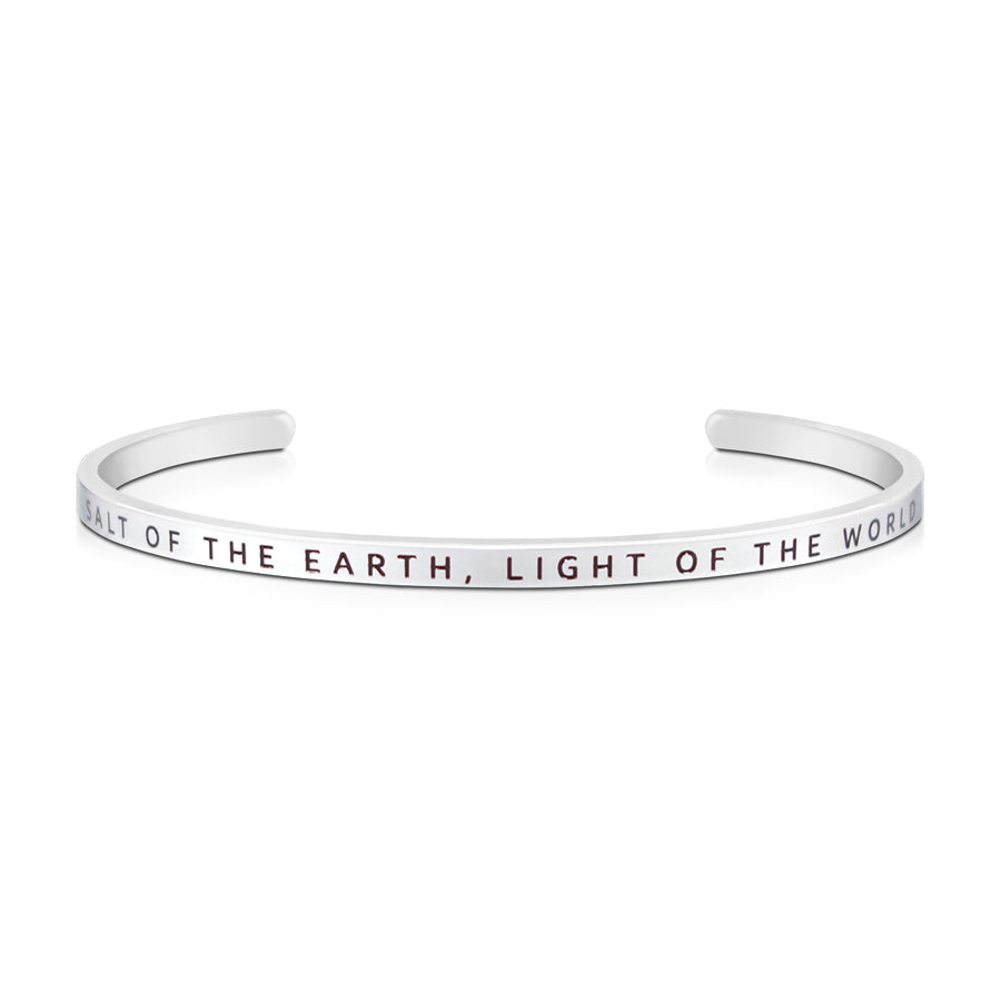 Salt Of The Earth, Light Of The World {Verse Band} - verse band by J&Co Foundry, The Commandment Co , Singapore Christian gifts shop