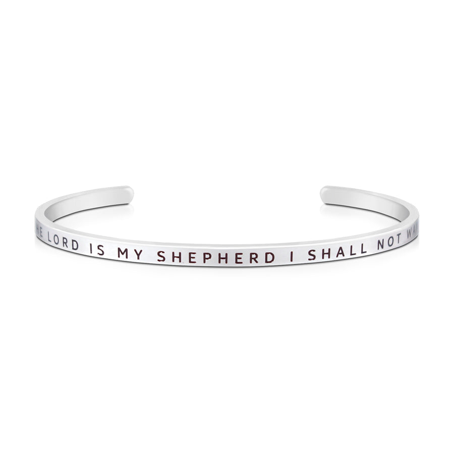 The Lord Is My Shepherd I Shall Not Want {Verse Band} - verse band by J&Co Foundry, The Commandment Co , Singapore Christian gifts shop