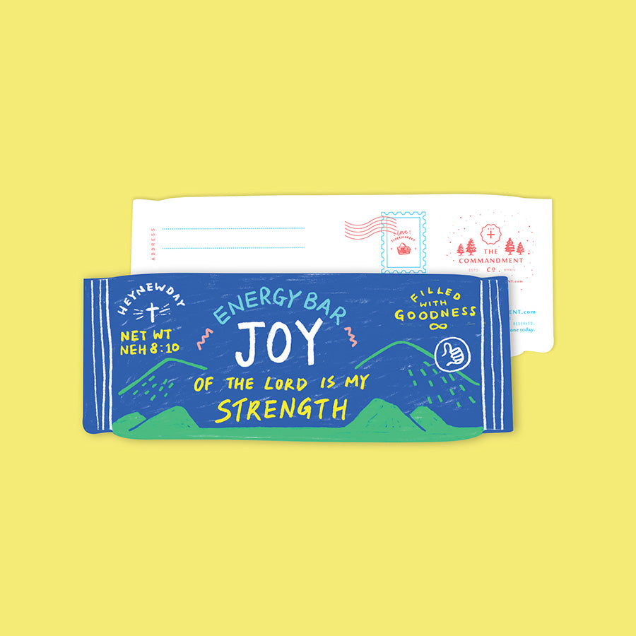 Joy Energy Bar {LOVE SUPERMARKET Card} - Cards by The Commandment Co, The Commandment Co , Singapore Christian gifts shop