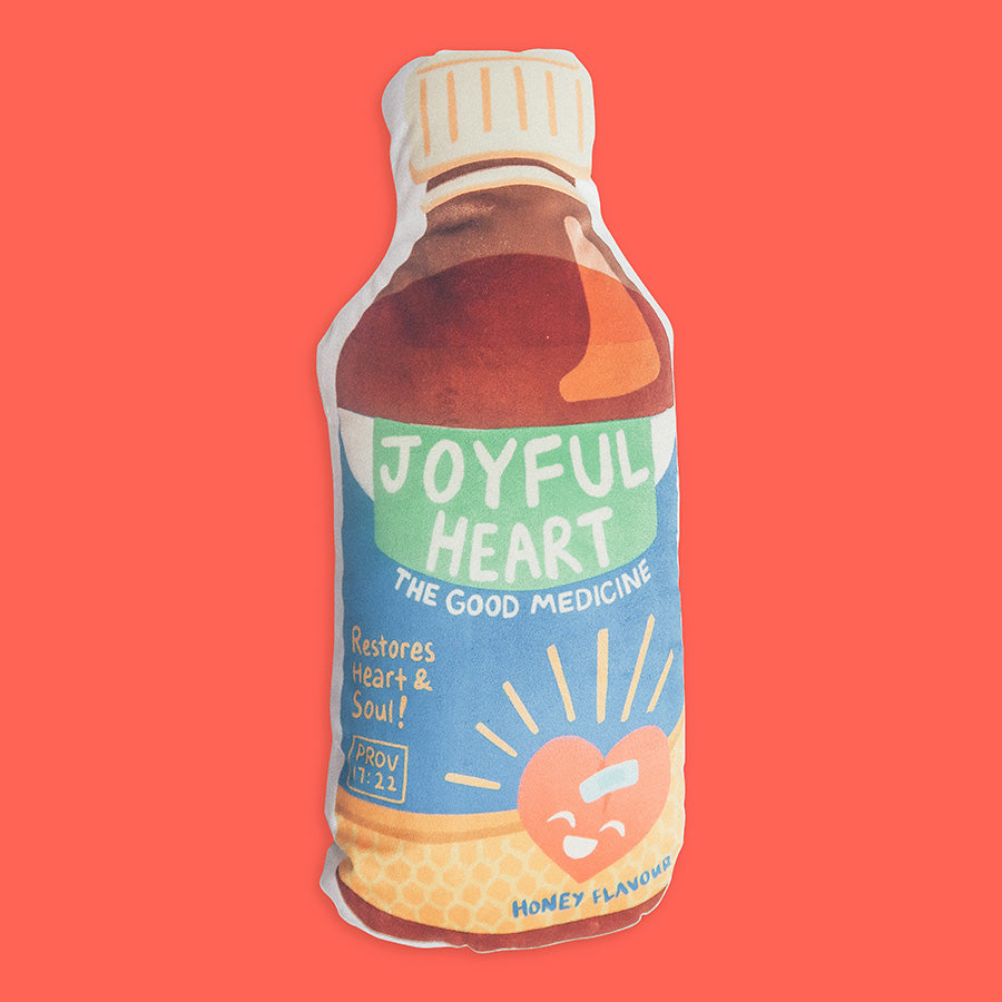 Joyful Heart Medicine {Plush Toy} - plush toys by The Commandment Co, The Commandment Co , Singapore Christian gifts shop