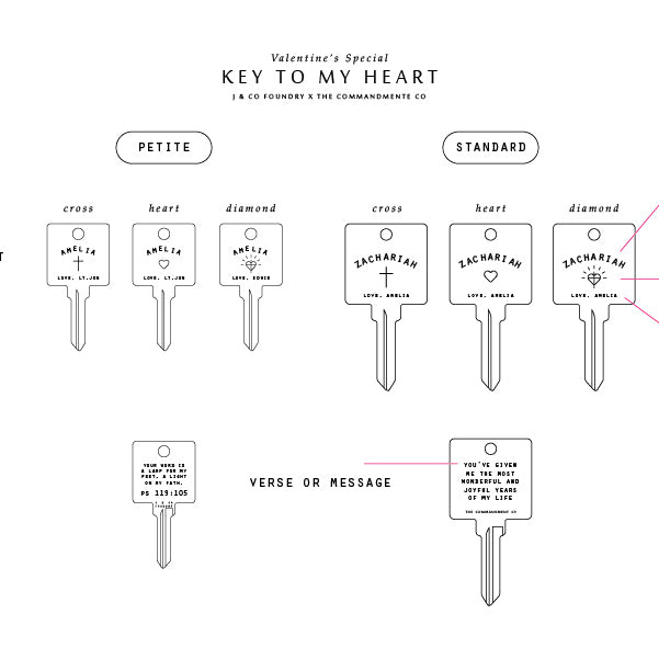 Valentine's Day Special - Key To My Heart {Necklace} - Accessories by The Commandment Co, The Commandment Co , Singapore Christian gifts shop