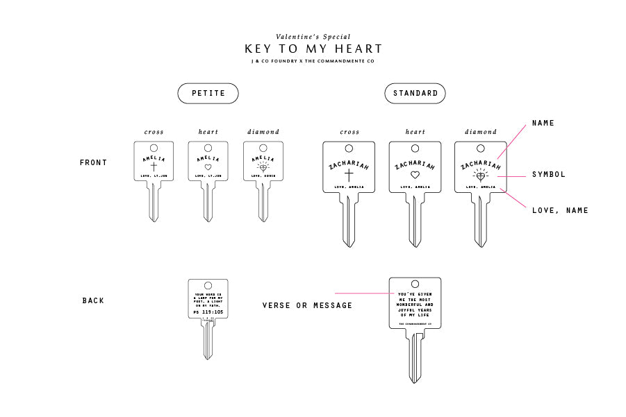 Valentine's Day Special - Key To My Heart {Necklace} - Accessories by The Commandment Co, The Commandment Co , Singapore Christian gifts shop