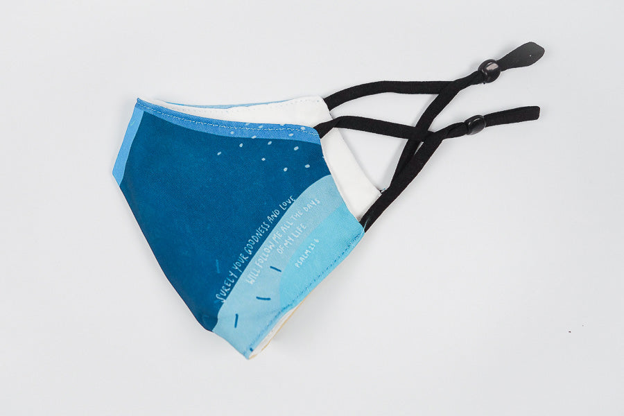 Your Goodness and Love will Follow Me {Kids Face Mask} - Face Mask by The Commandment Co, The Commandment Co , Singapore Christian gifts shop