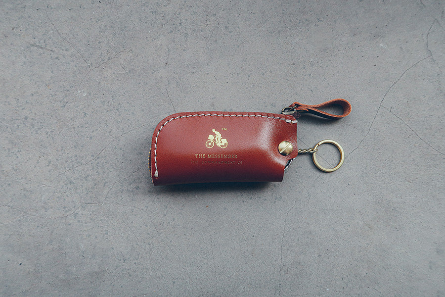Leather Key Pouch - Keychain by The Messenger by TCCO, The Commandment Co , Singapore Christian gifts shop