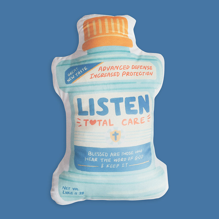 Listen Total Care Mouth Wash {Plush Toy} - plush toys by The Commandment Co, The Commandment Co , Singapore Christian gifts shop