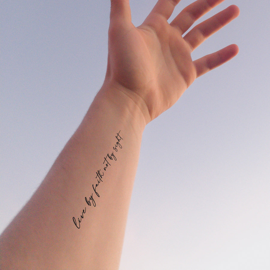 Temporary Tattoos Sheet - Tattoo by The Commandment Co, The Commandment Co , Singapore Christian gifts shop