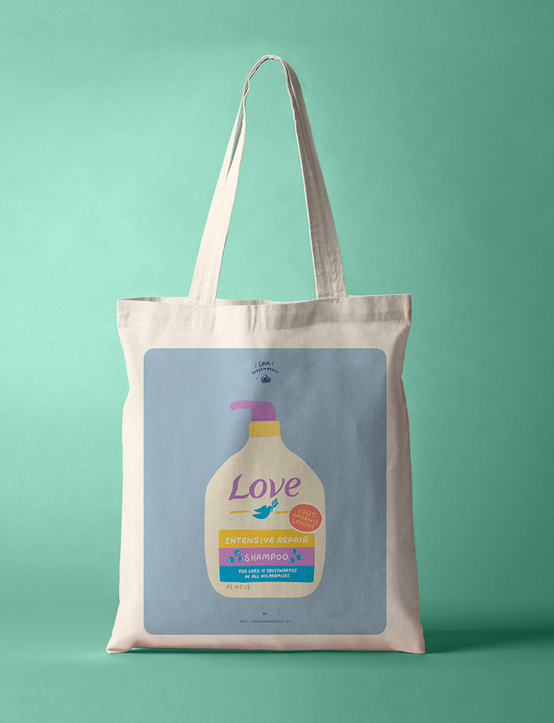 Love Shampoo {Tote Bag} - tote bag by The Commandment, The Commandment Co , Singapore Christian gifts shop