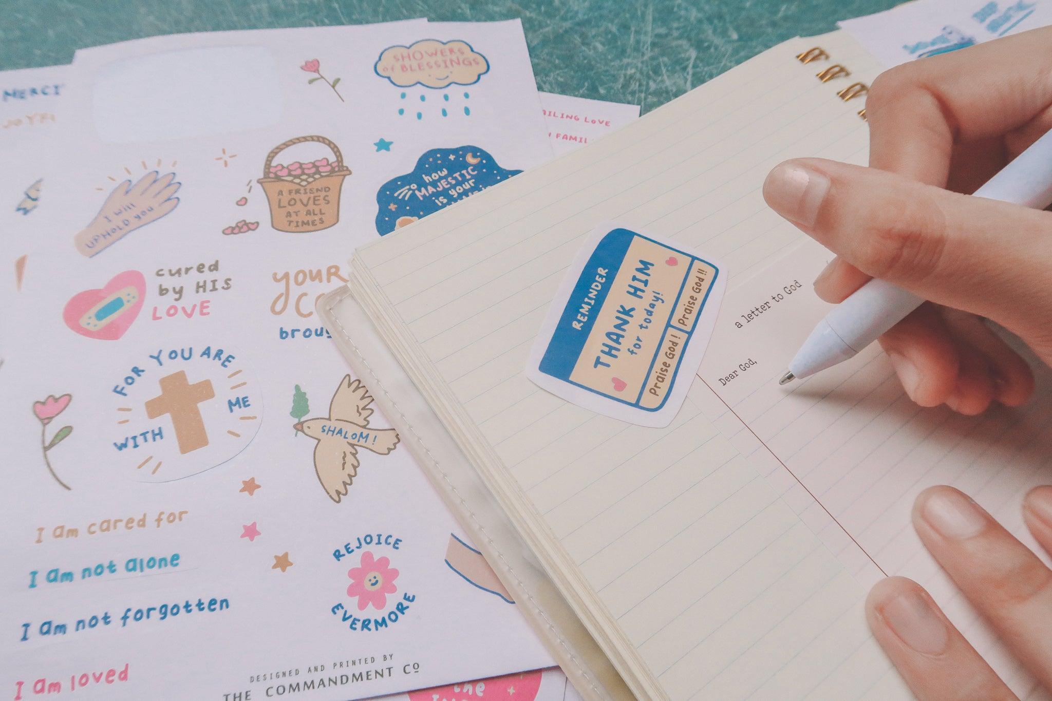 Love | Journaling Sticker Sheet - Stickers by The Commandment Co , The Commandment Co , Singapore Christian gifts shop