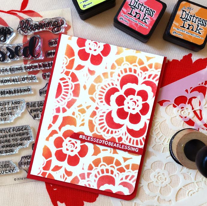 Blessed Words {Stamp} - Stamps by Mighty Hands, The Commandment Co