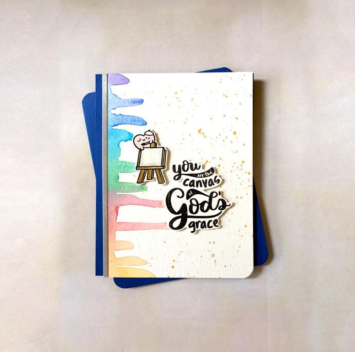 Canvas of Grace {Stamp} - Stamps by Mighty Hands, The Commandment Co