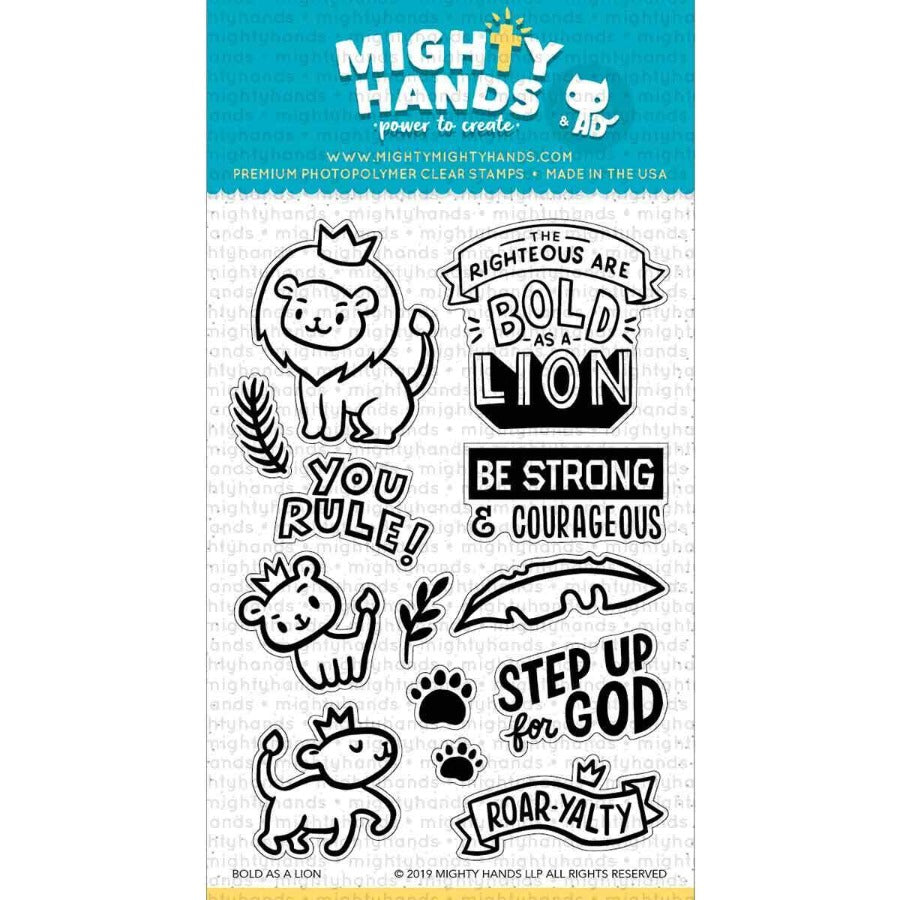 Bold as a Lion {Stamp} - Stamps by Mighty Hands, The Commandment Co