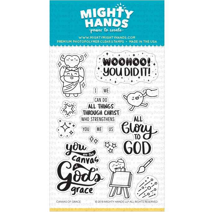 Canvas of Grace {Stamp} - Stamps by Mighty Hands, The Commandment Co