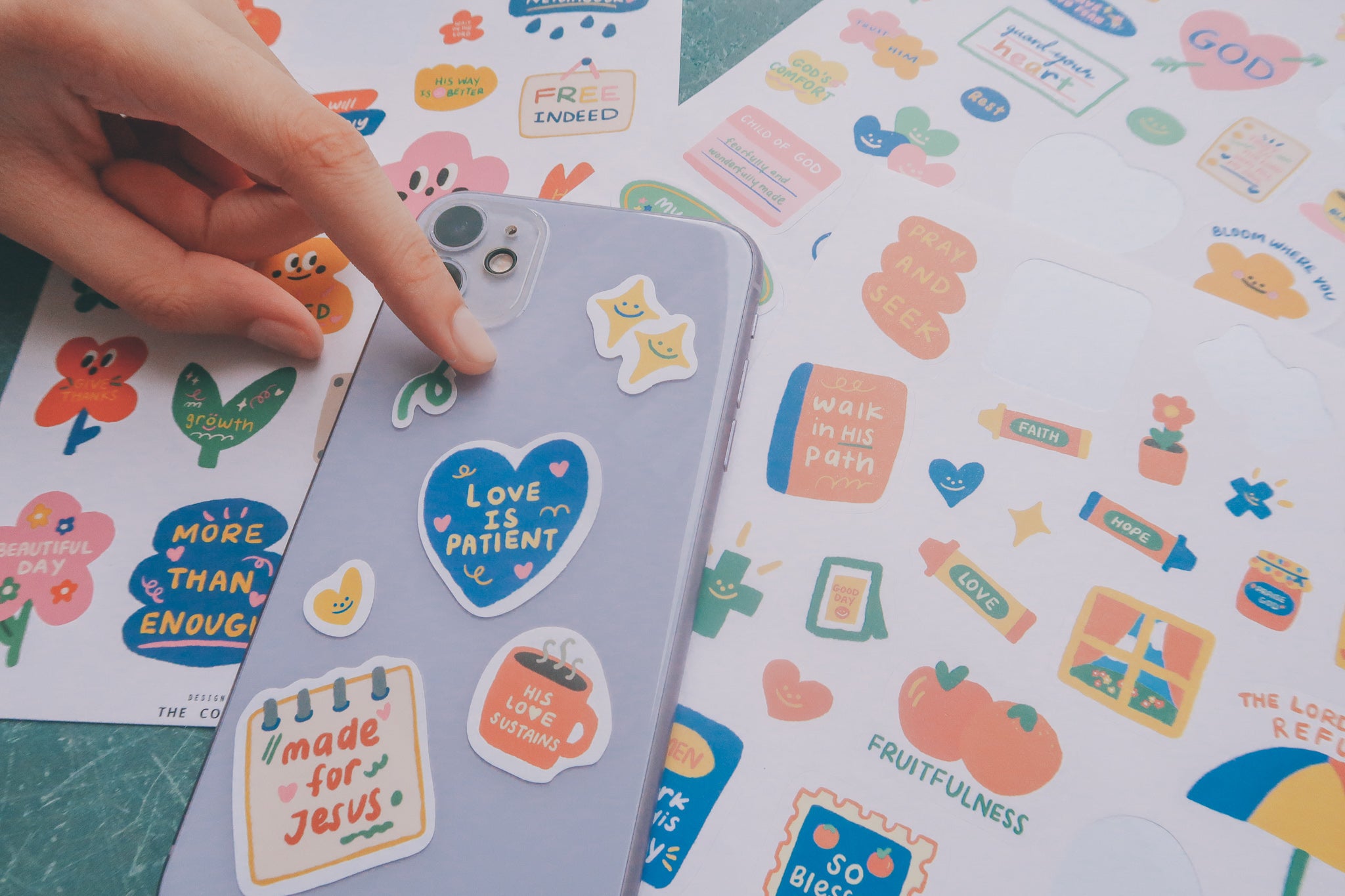 Hope | Journaling Sticker Sheet - Stickers by The Commandment Co , The Commandment Co , Singapore Christian gifts shop