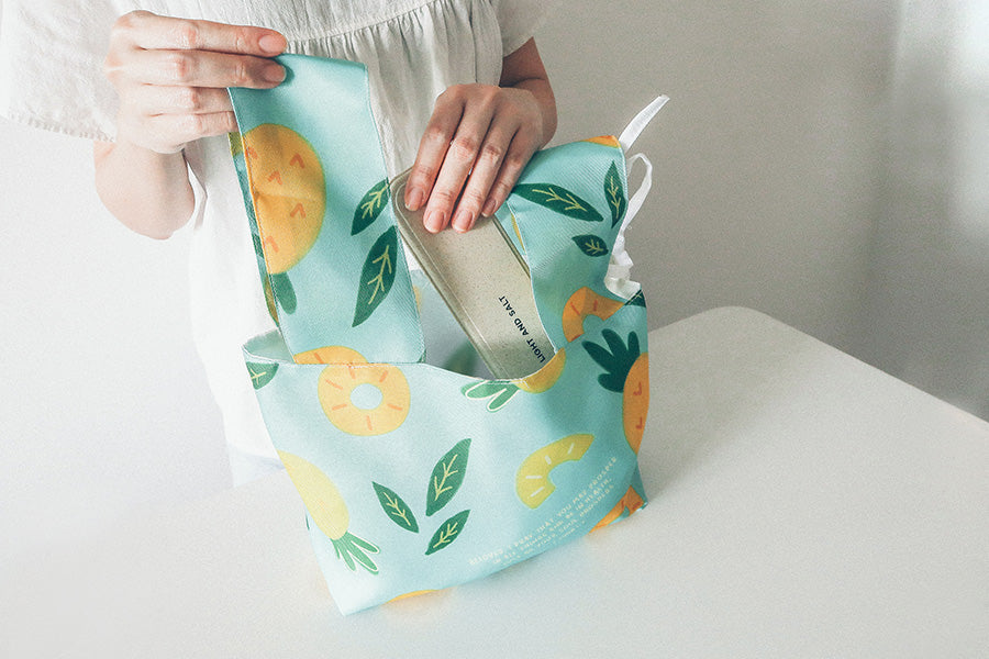 Tropical Pineapple - Prosper In All Things {Lunch Bag} - lunch bag by The Commandment Co, The Commandment Co , Singapore Christian gifts shop