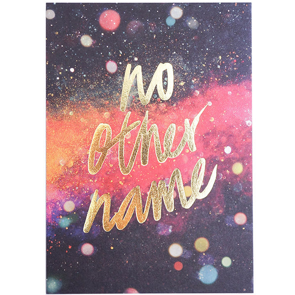No Other Name {Card} - Cards by The Commandment, The Commandment Co , Singapore Christian gifts shop