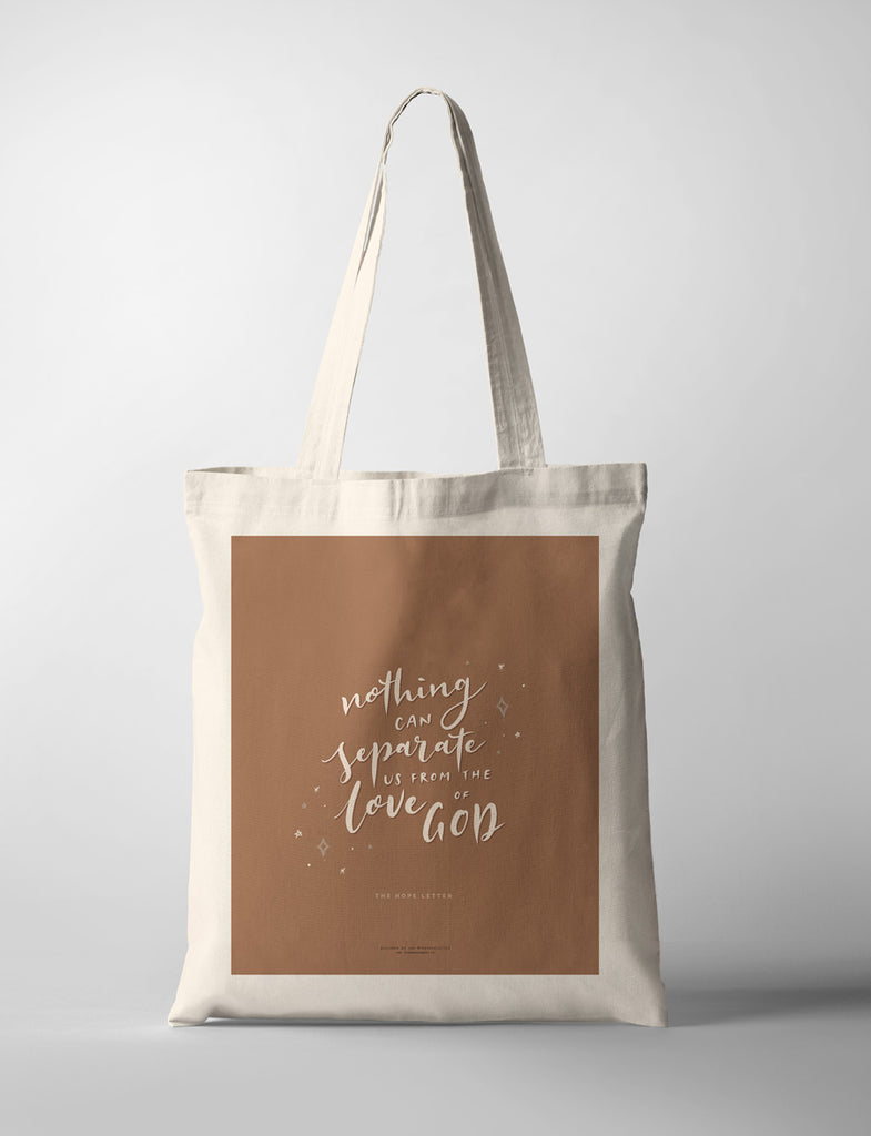 Nothing Can Separate Us {Tote Bag} - tote bag by The Hope Letter, The Commandment Co , Singapore Christian gifts shop