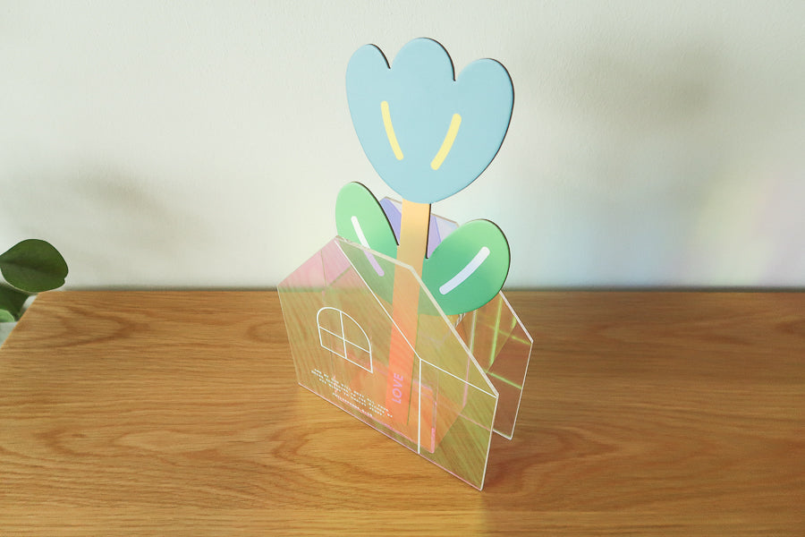 And My God Will Meet All Your Needs {Iridescent Acrylic Vase} - by The Commandment Co, The Commandment Co , Singapore Christian gifts shop