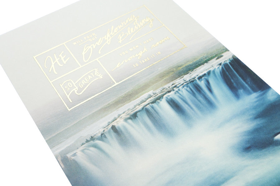 Overflowing Blessing {Card} - Cards by The Commandment, The Commandment Co