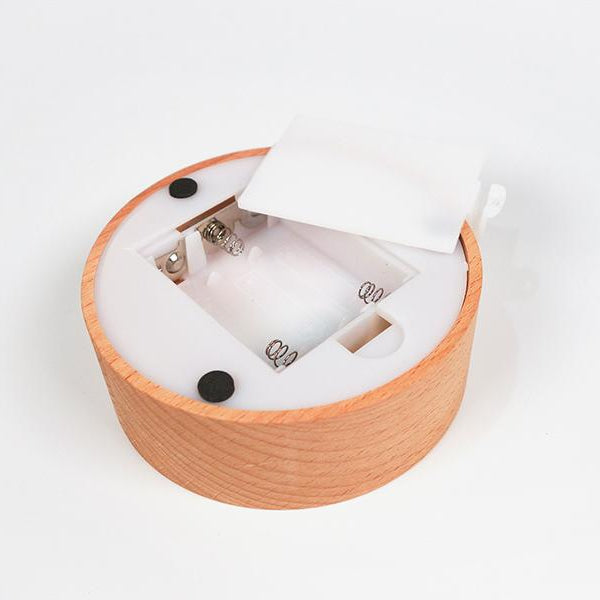 Battery-powered LED option for the Peace I Leave with You night light