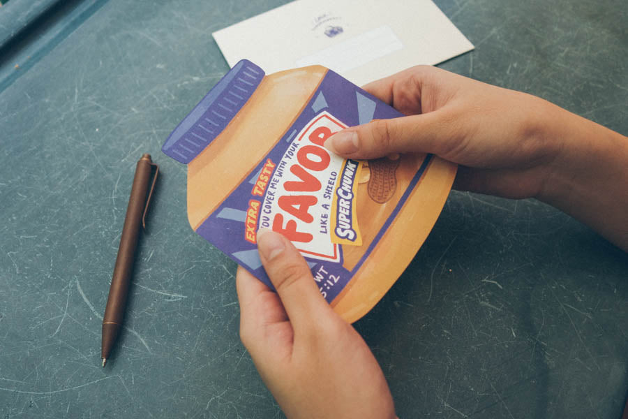 Favor Peanut Butter {LOVE SUPERMARKET Card} - Cards by The Commandment Co, The Commandment Co , Singapore Christian gifts shop